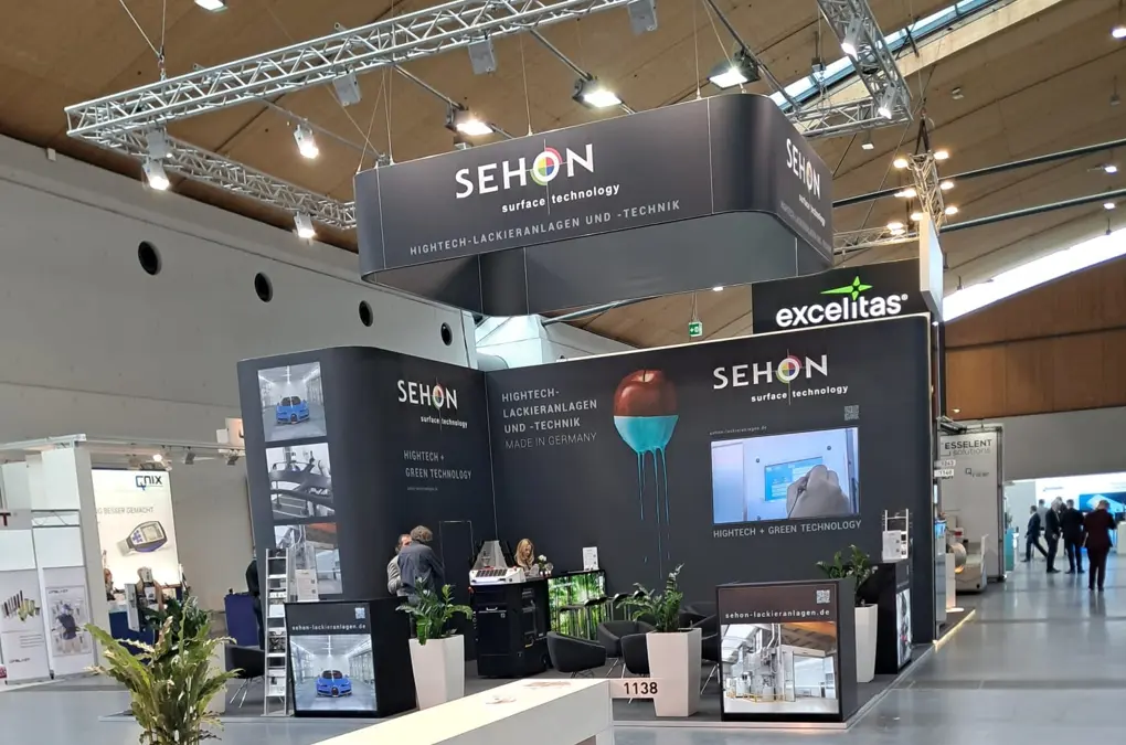PaintExpo 2026 - Messestand von Sehon Lackieranlagen